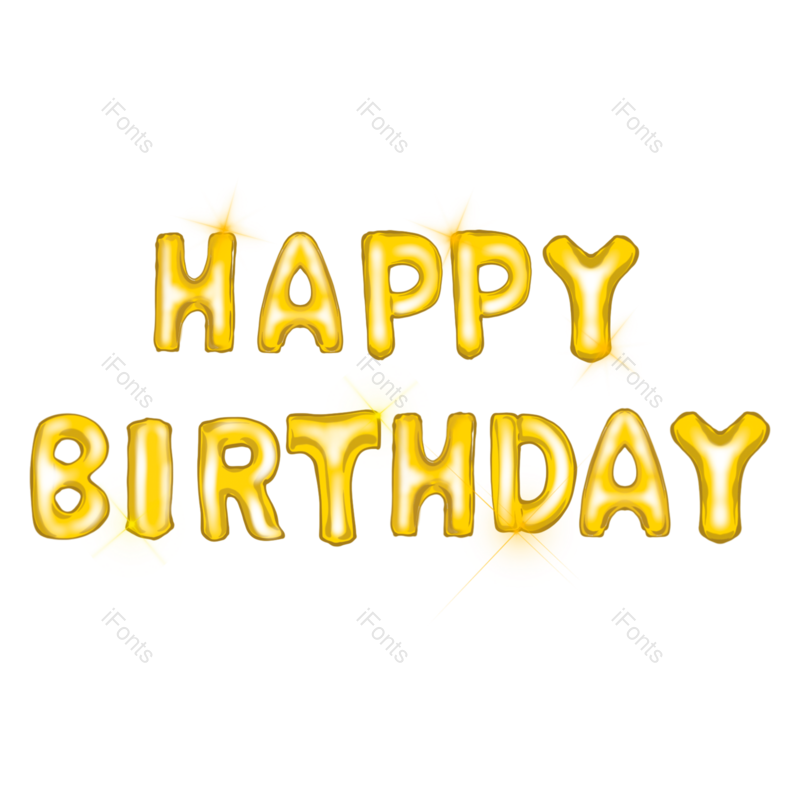 艺术字图片,卡通元素,创意字PNG,快乐免抠素材